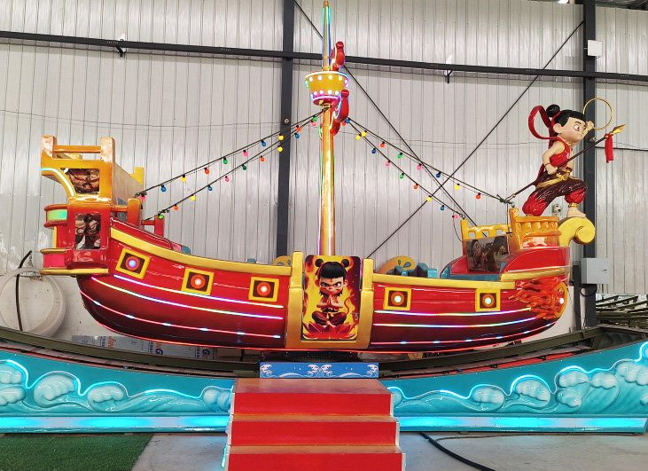 Drifting pirate ship